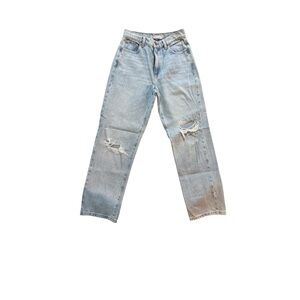 Garage Light Blue Distressed Jeans